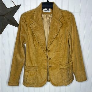Pandora Camel Corduroy Blazer Size Medium